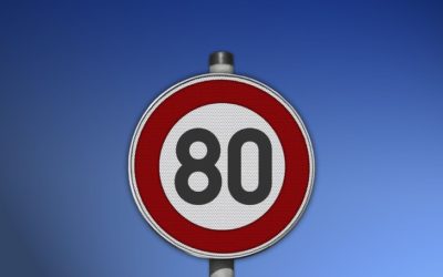 Le compteur à 80km/h